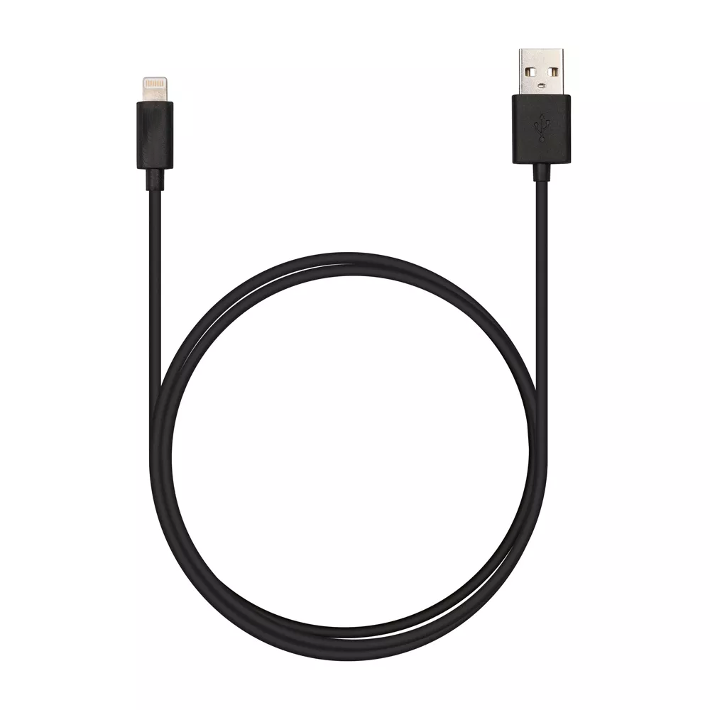 Soft Rubber Sync Wire, USB-A to Lightning Connector