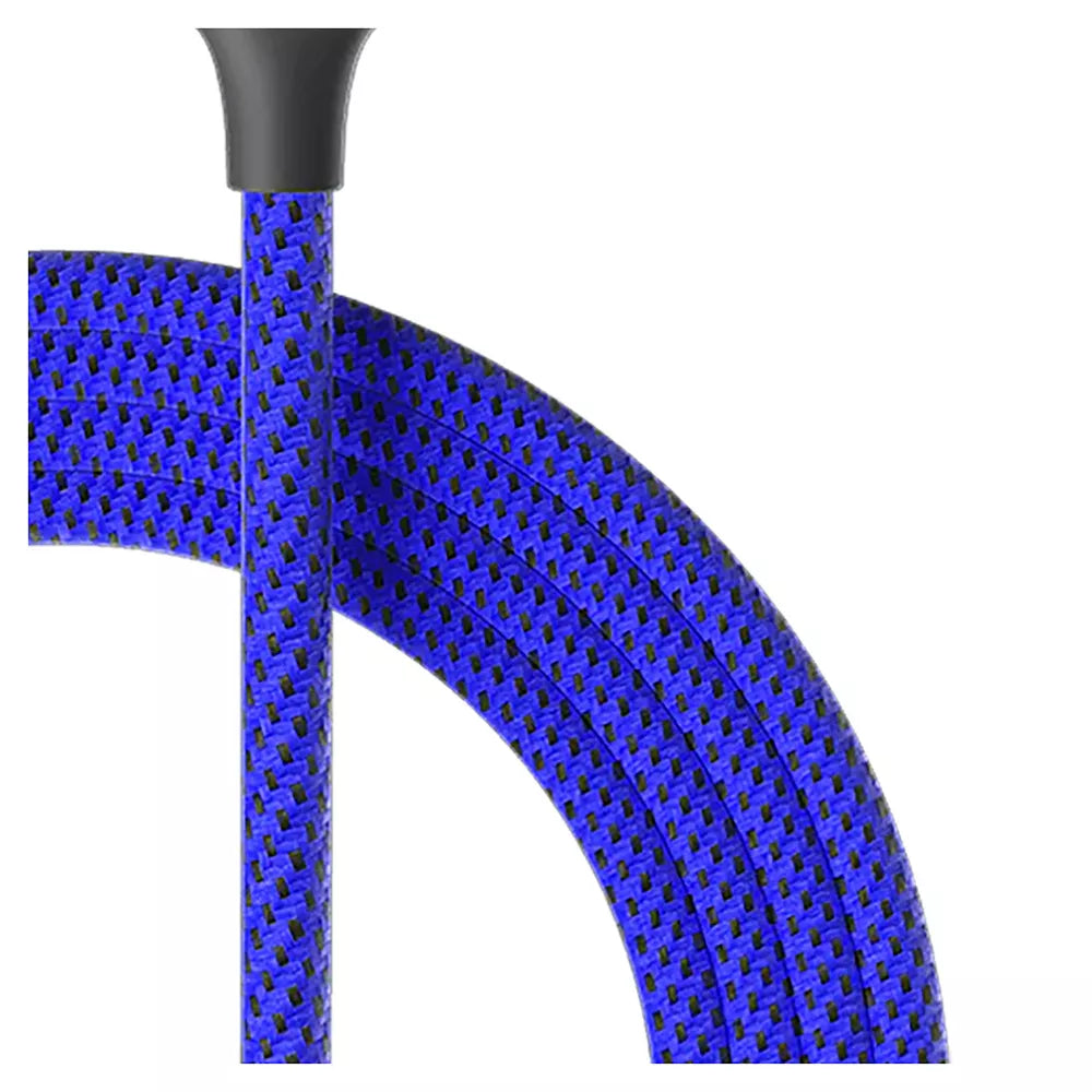 Rotatable Braided Charging Cord, USB-C to Lightning Connector