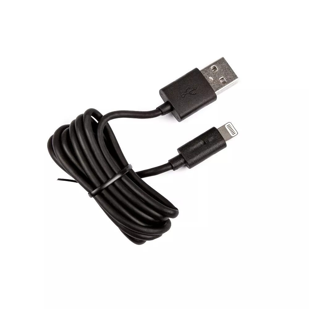 Soft Rubber Sync Wire, USB-A to Lightning Connector